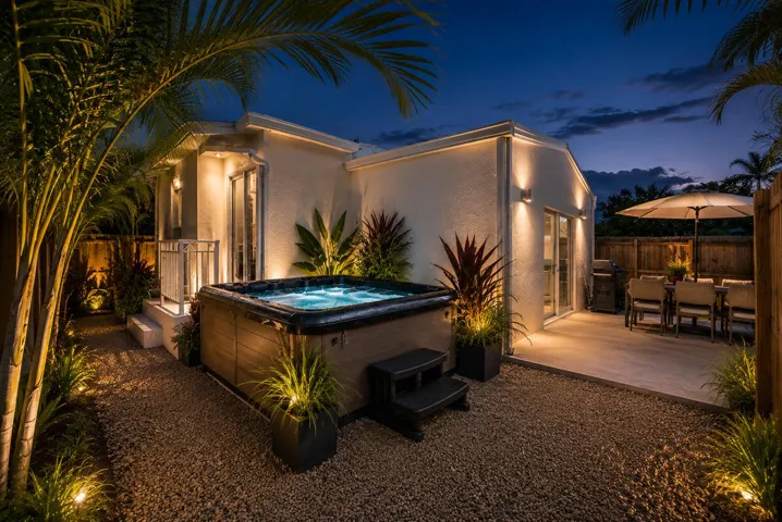Hot Tub off Patio