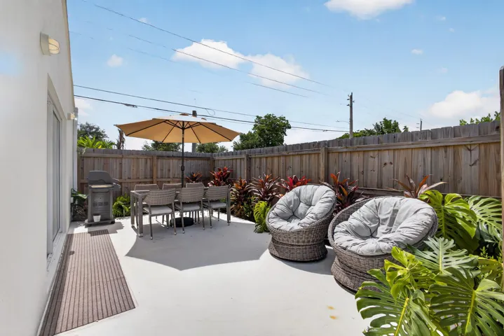 Patio off Dining Room