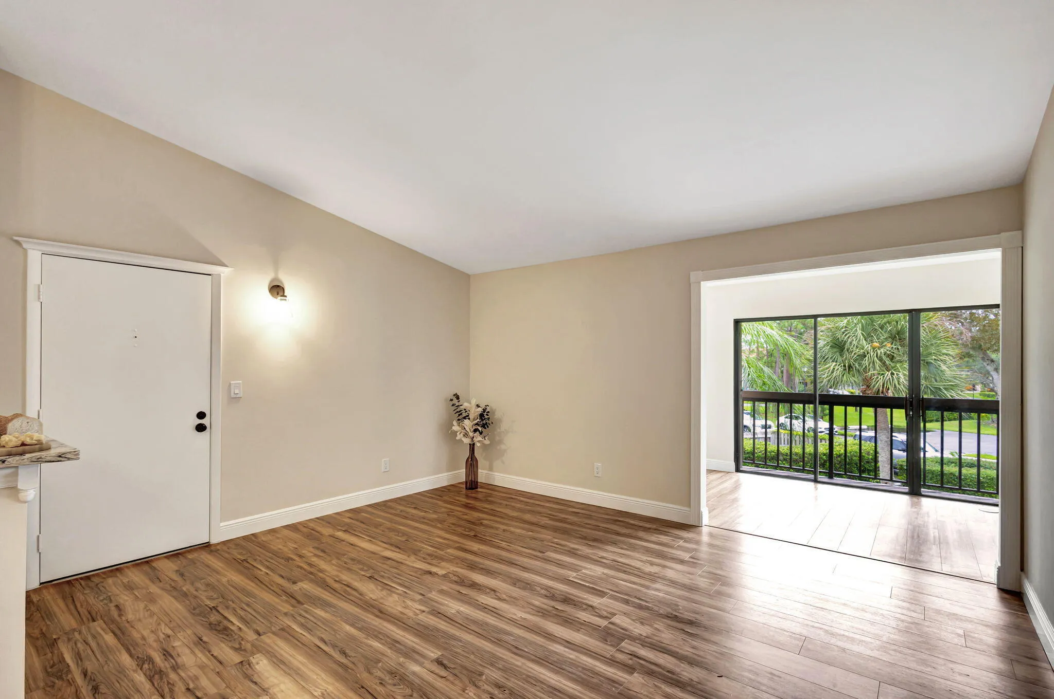 Great Room with Florida Room View