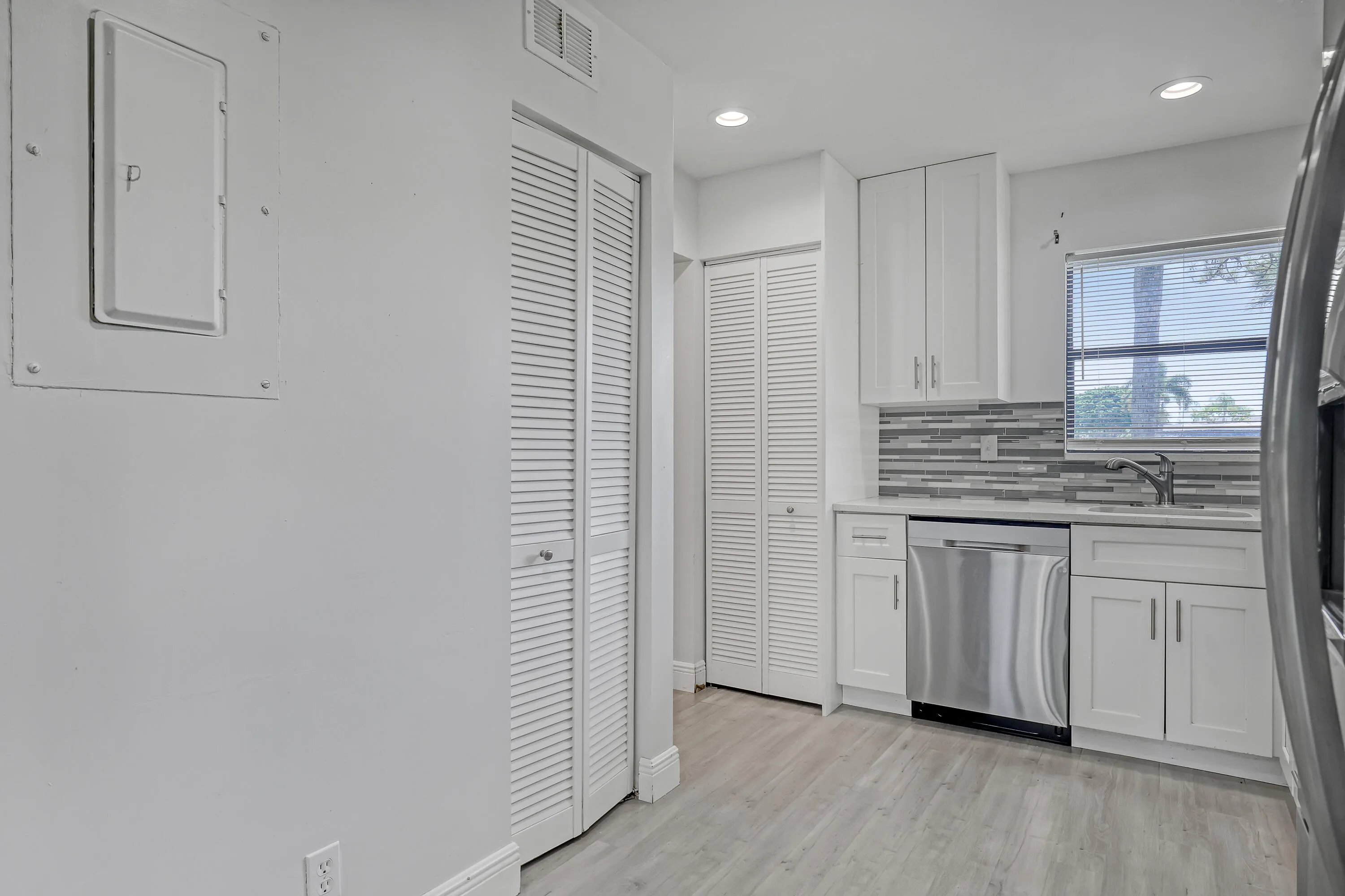 entrance and kitchen