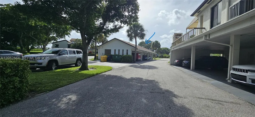 Location of covered assigned parking