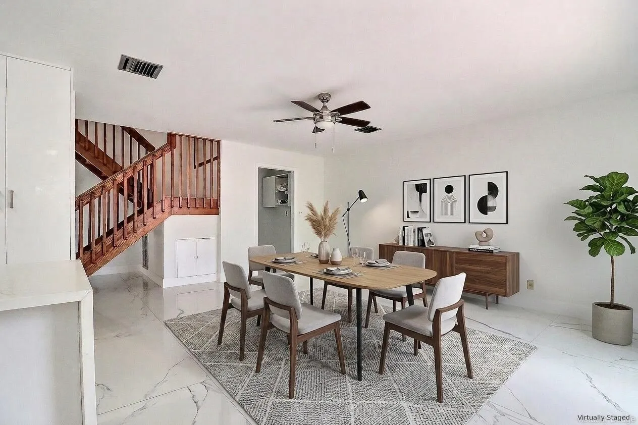 Dining Room Staged