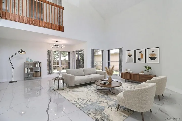 Living Room Staged