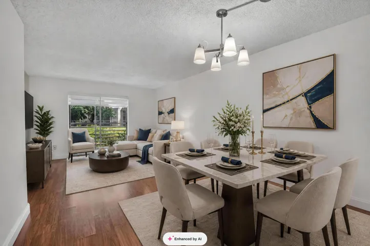 Dining:Living Area-Virtually Staged
