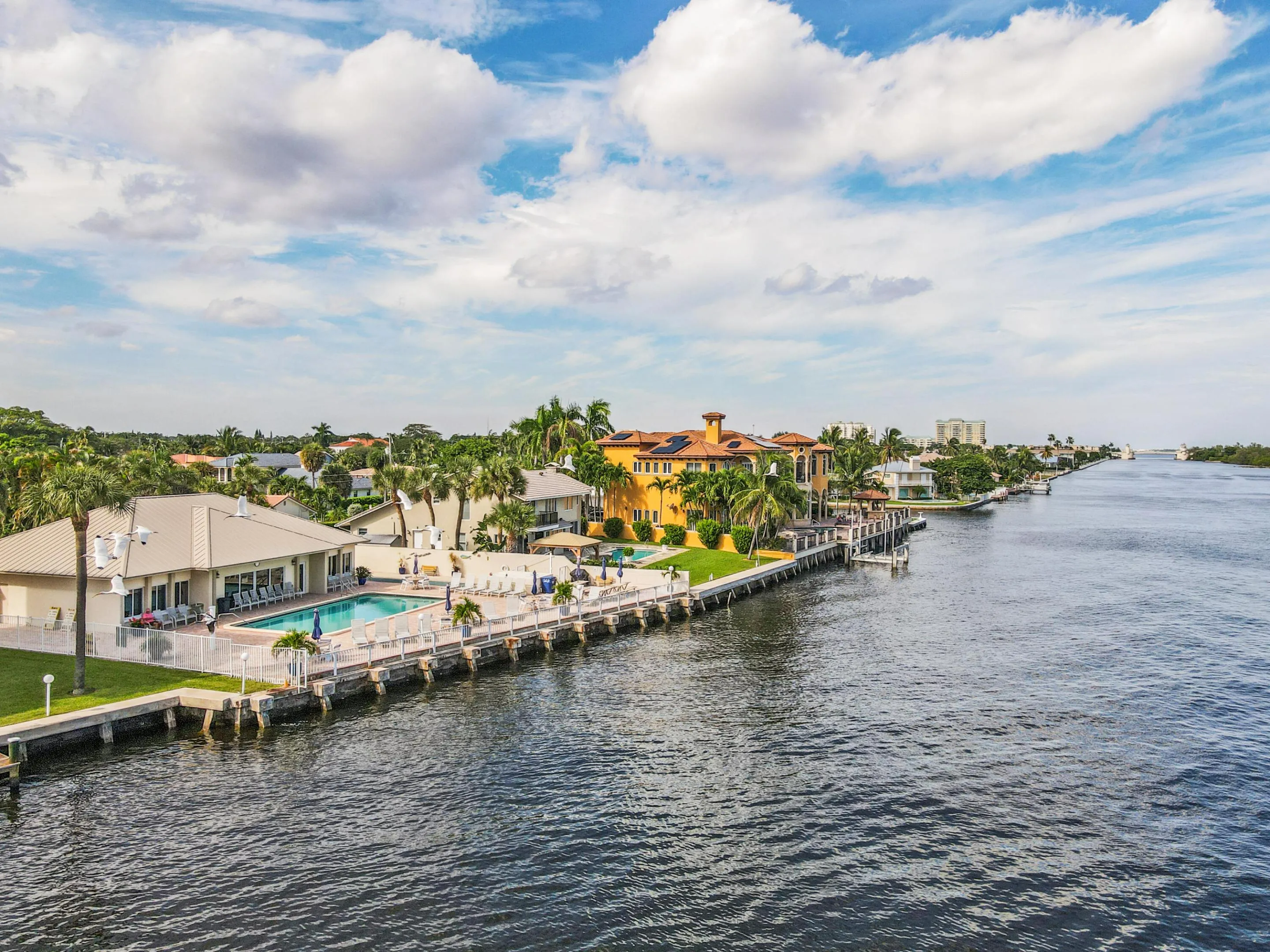Community Pool With Views Of The Intracoastal