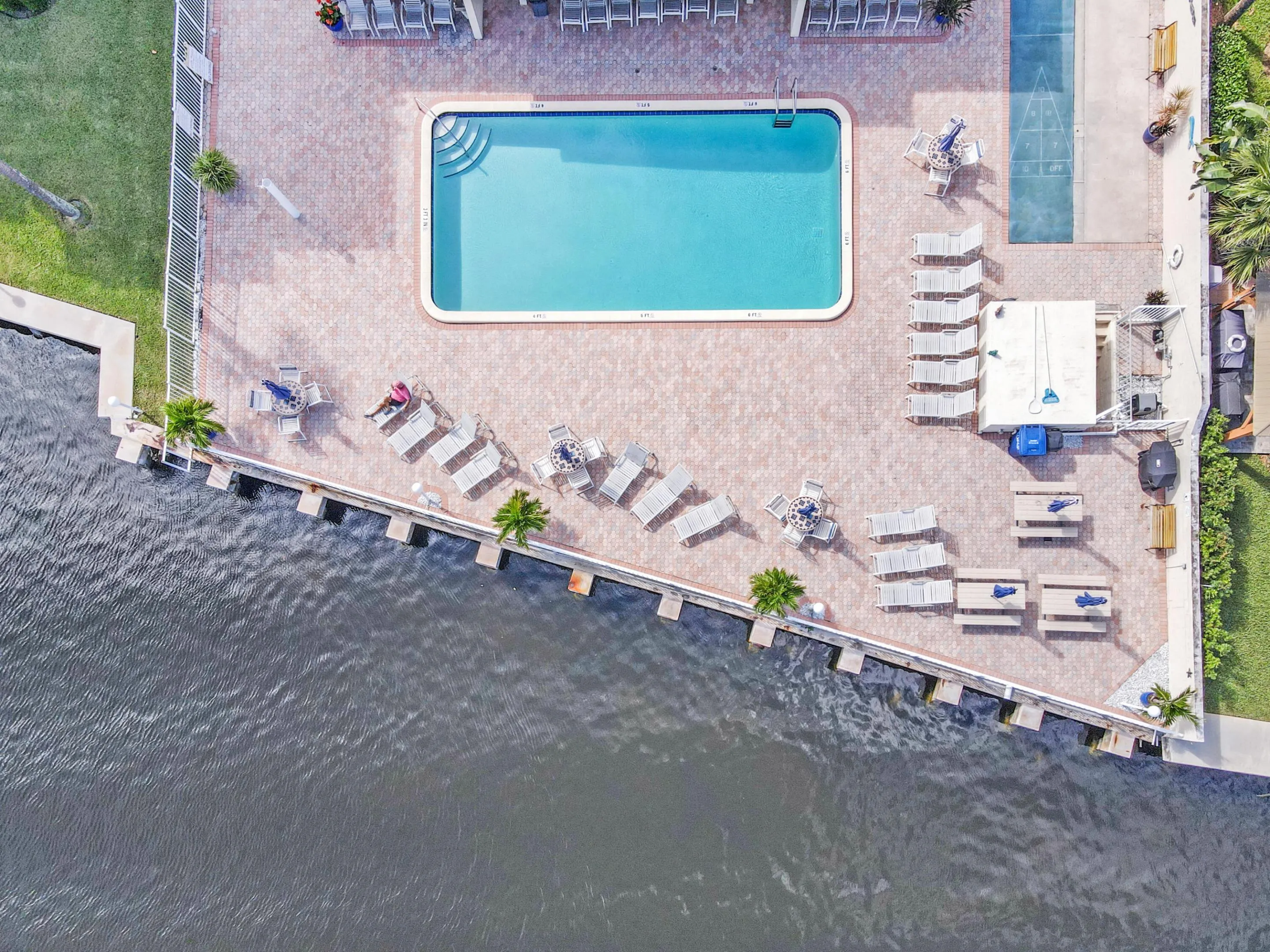 Aerial Of Pool