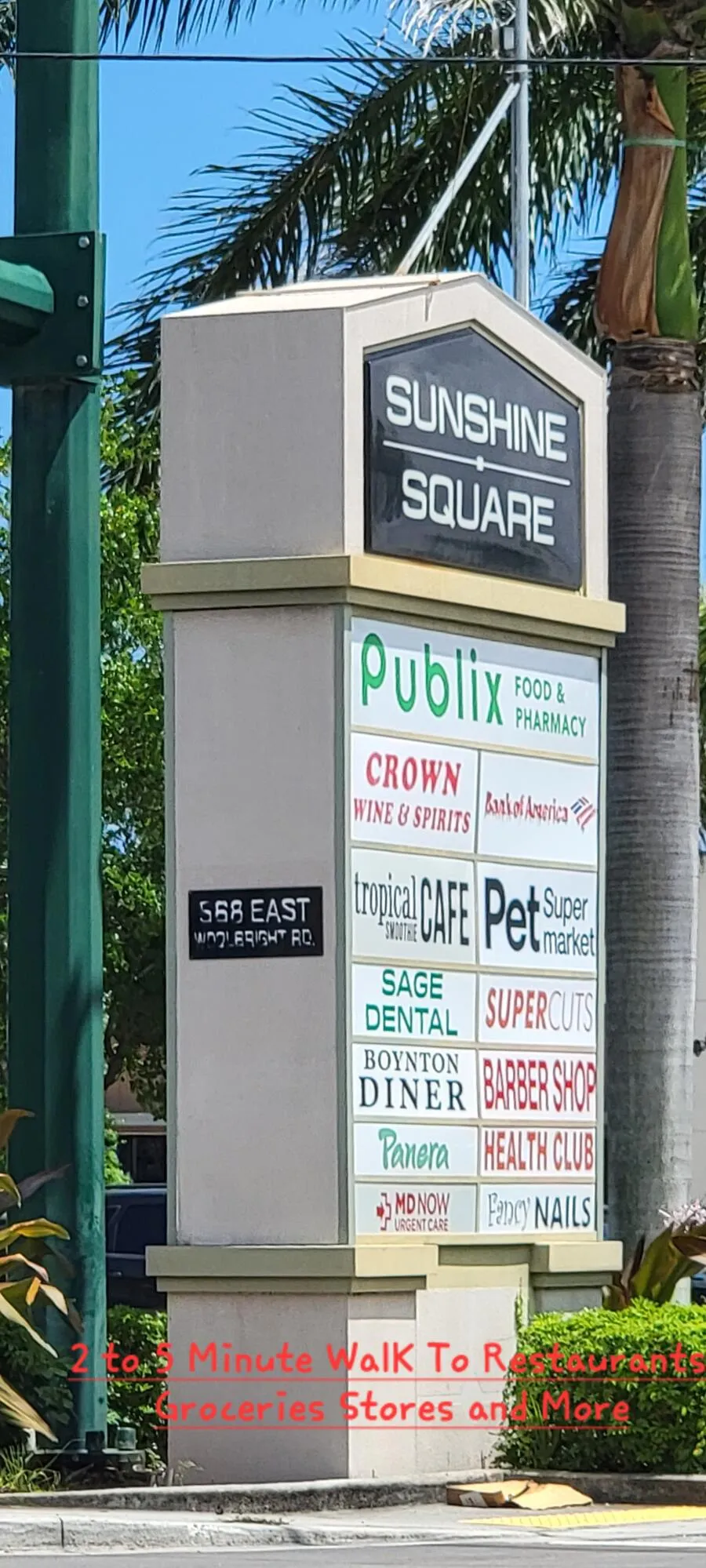Walking Distance To Shops & Restaurants