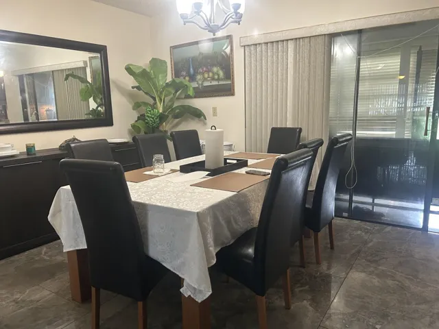 Separate dining room
