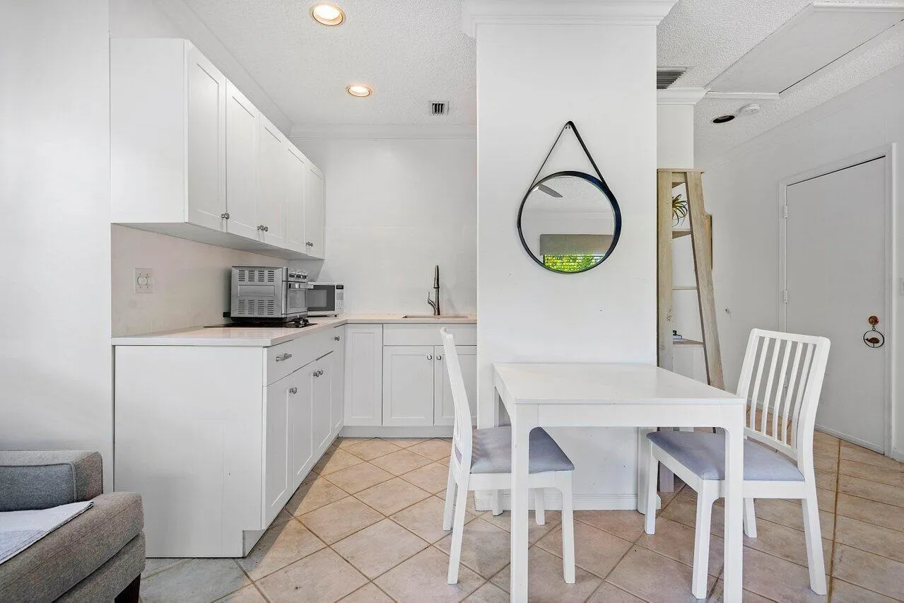 Kitchen and dining area