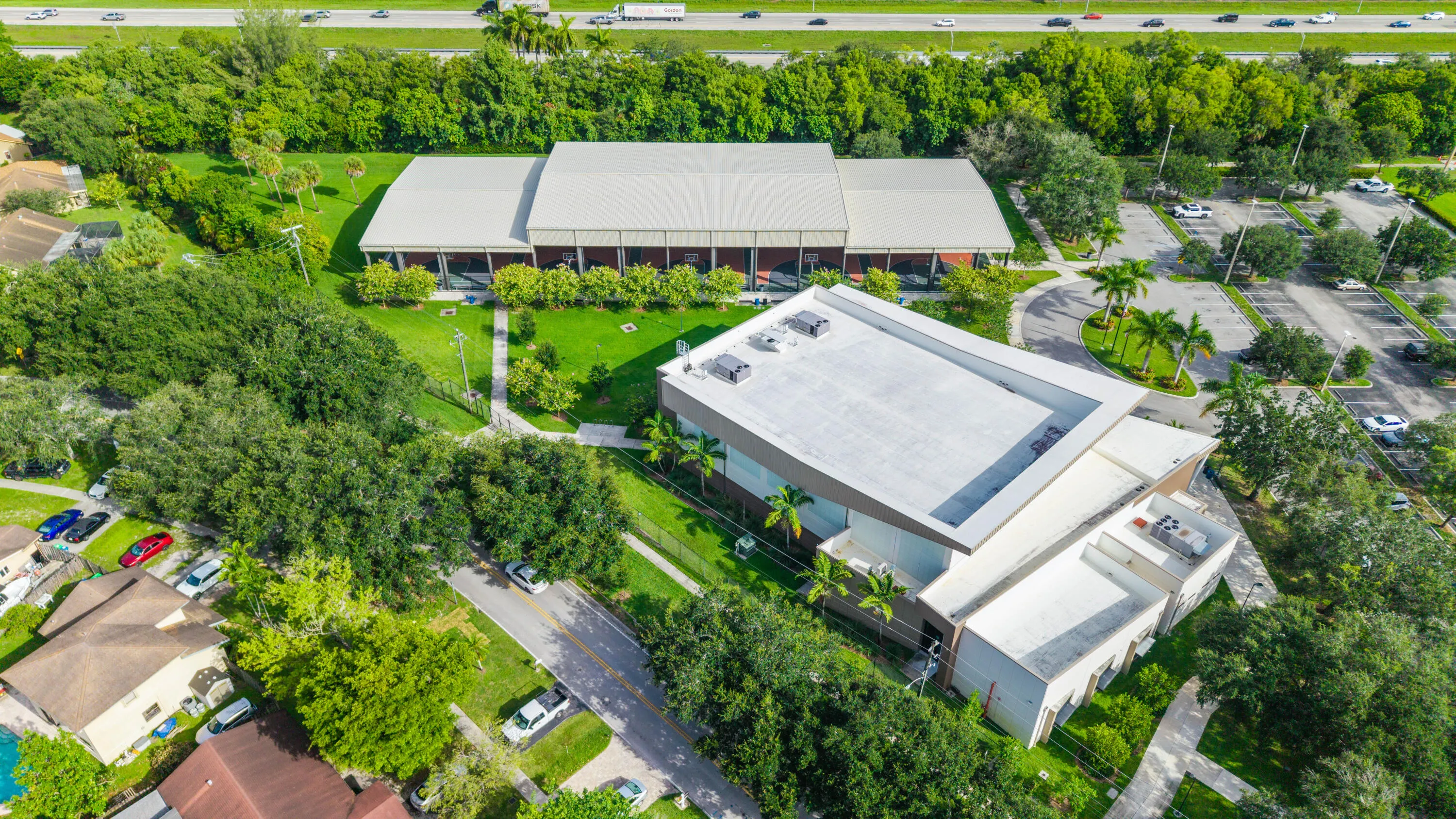 Sunrise Athletic Complex just blocks away.