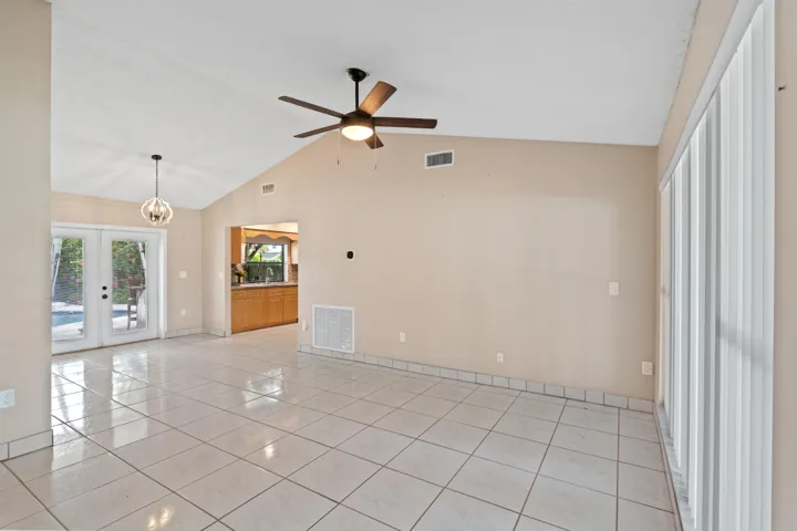 Living and dining room