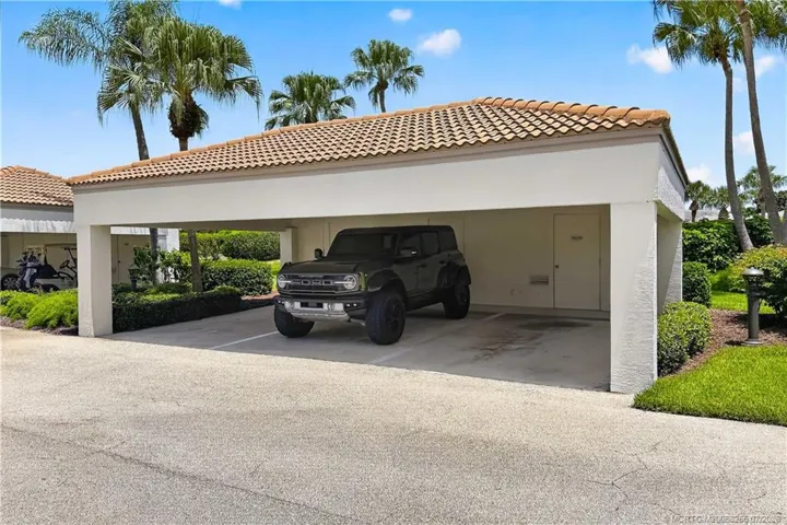 Carport directly across from unit