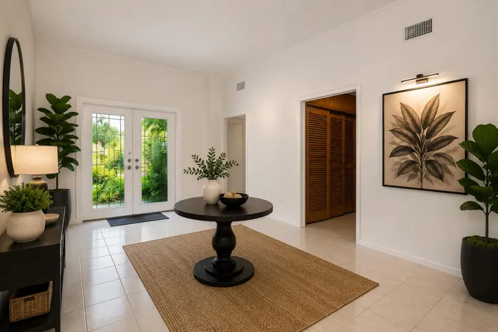 Digitally Staged Entryway