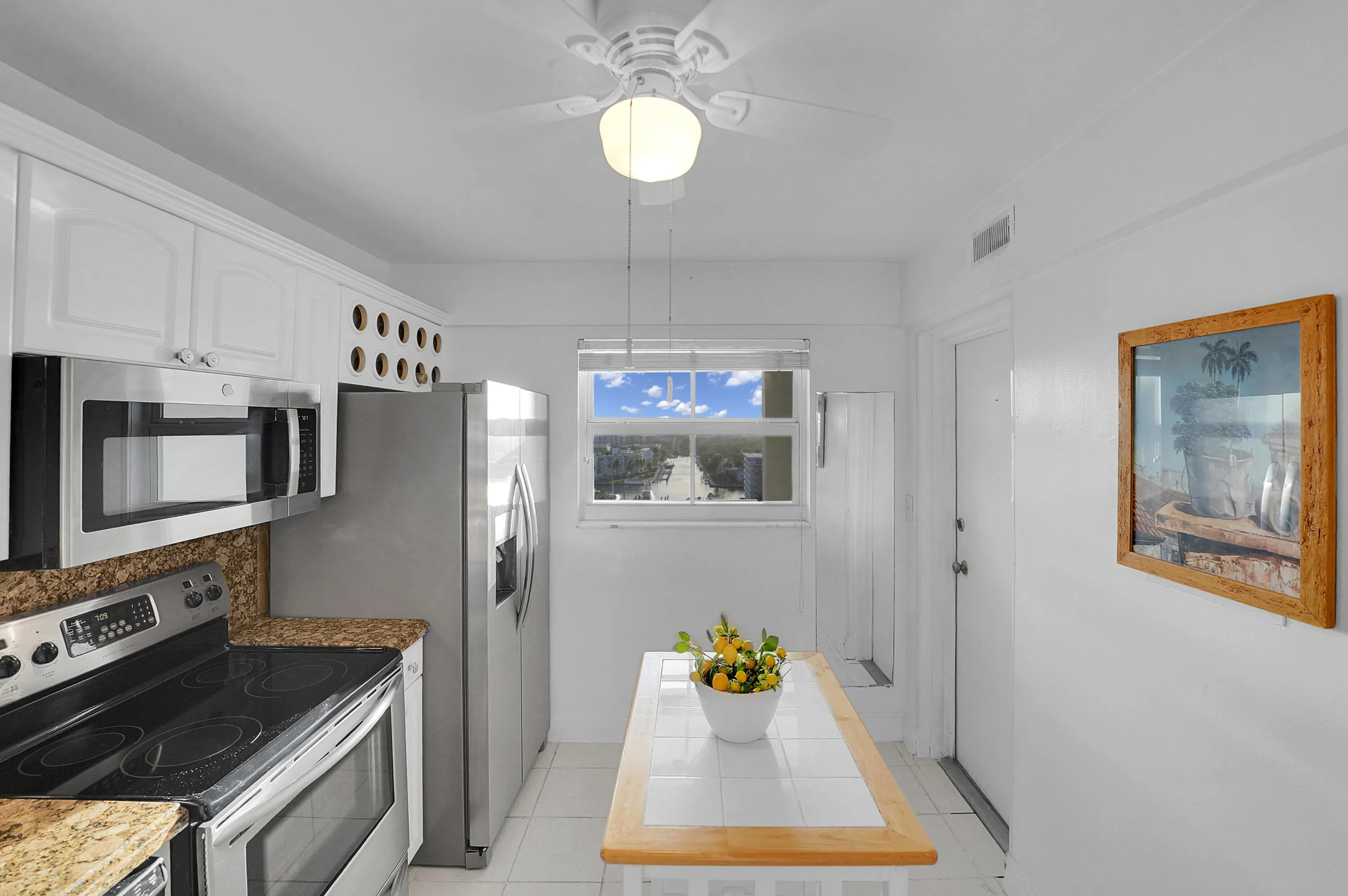 Intracoastal view kitchen