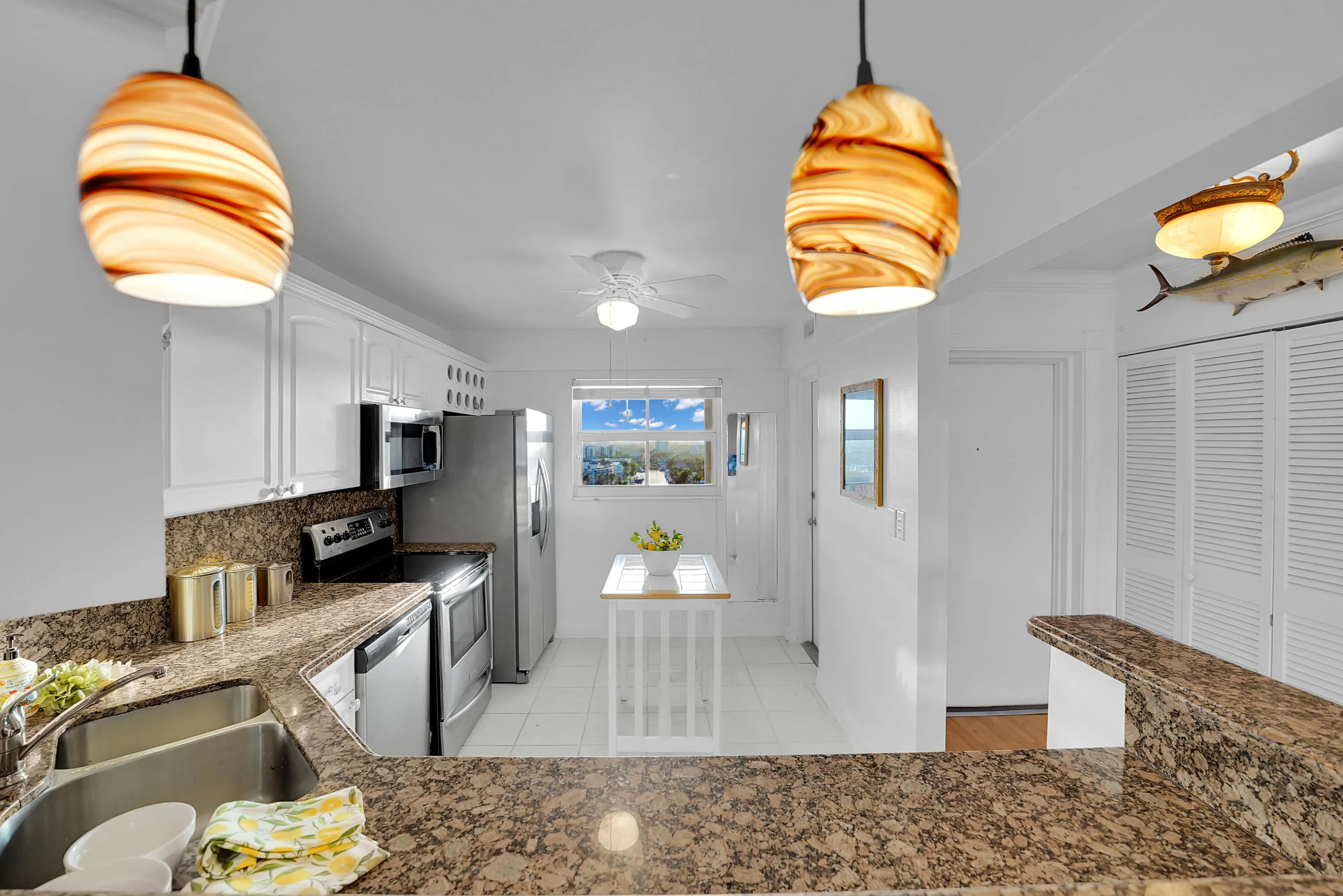 Kitchen and Intracoastal view