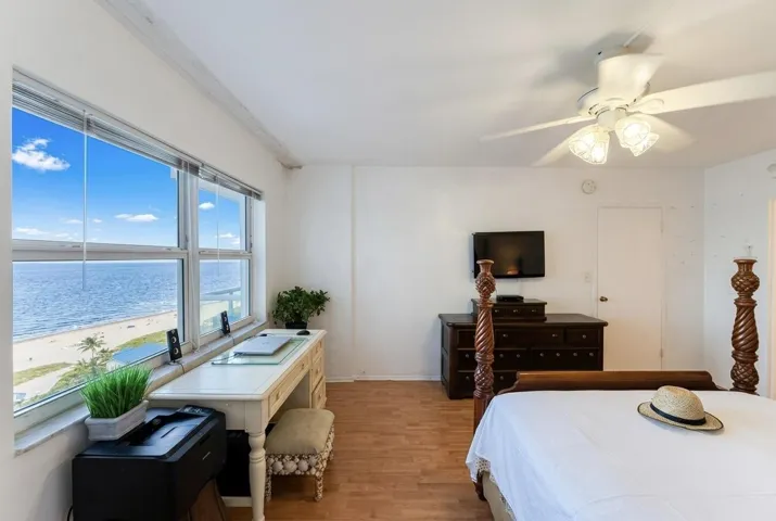 Master bedroom beach view