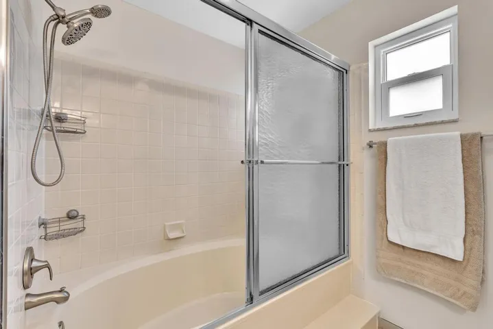 Primary Bathroom - Spa Tub & Shower