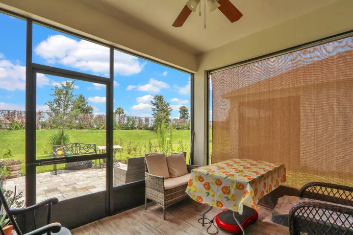 Covered, screened Patio