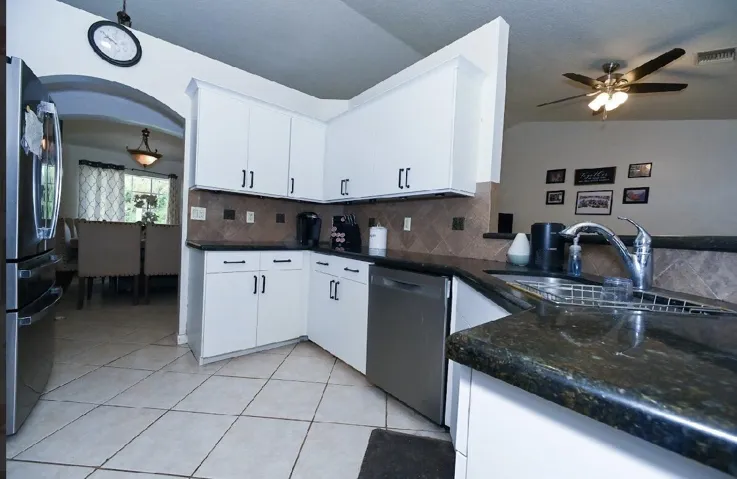 White cabinetry