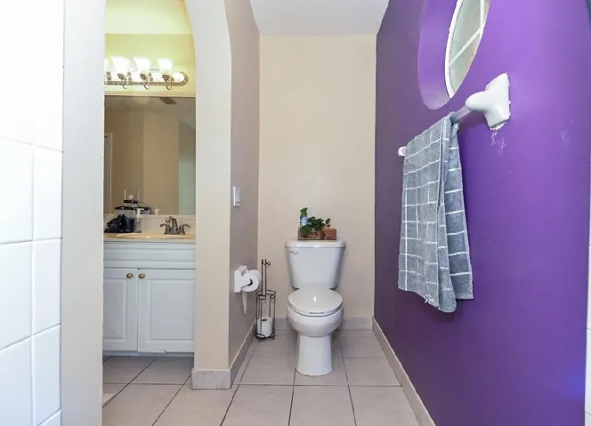 Toilet area