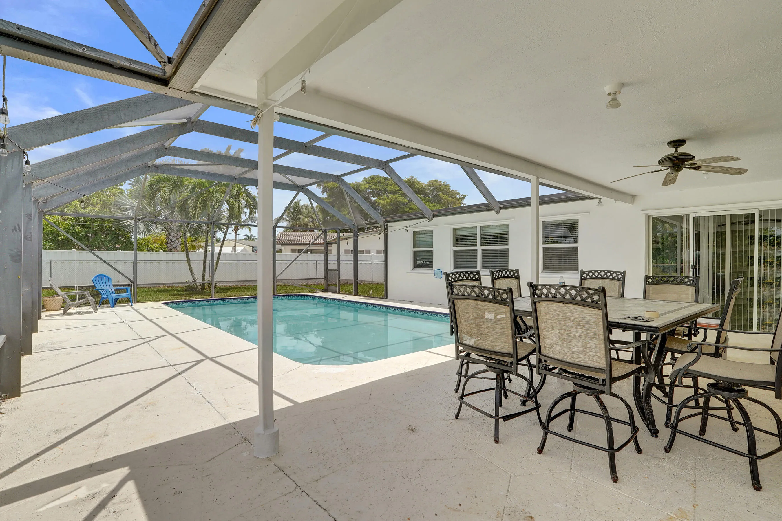 Pool patio