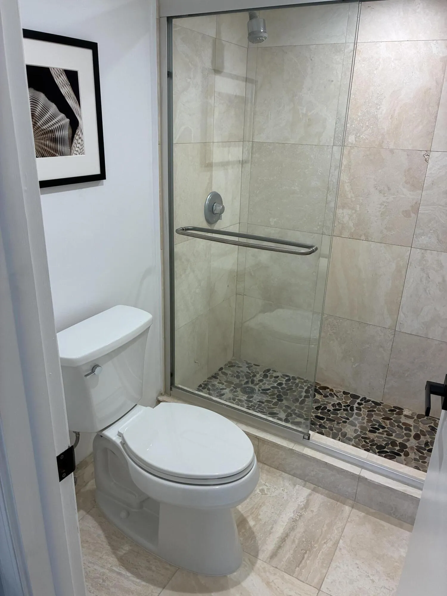 Master shower