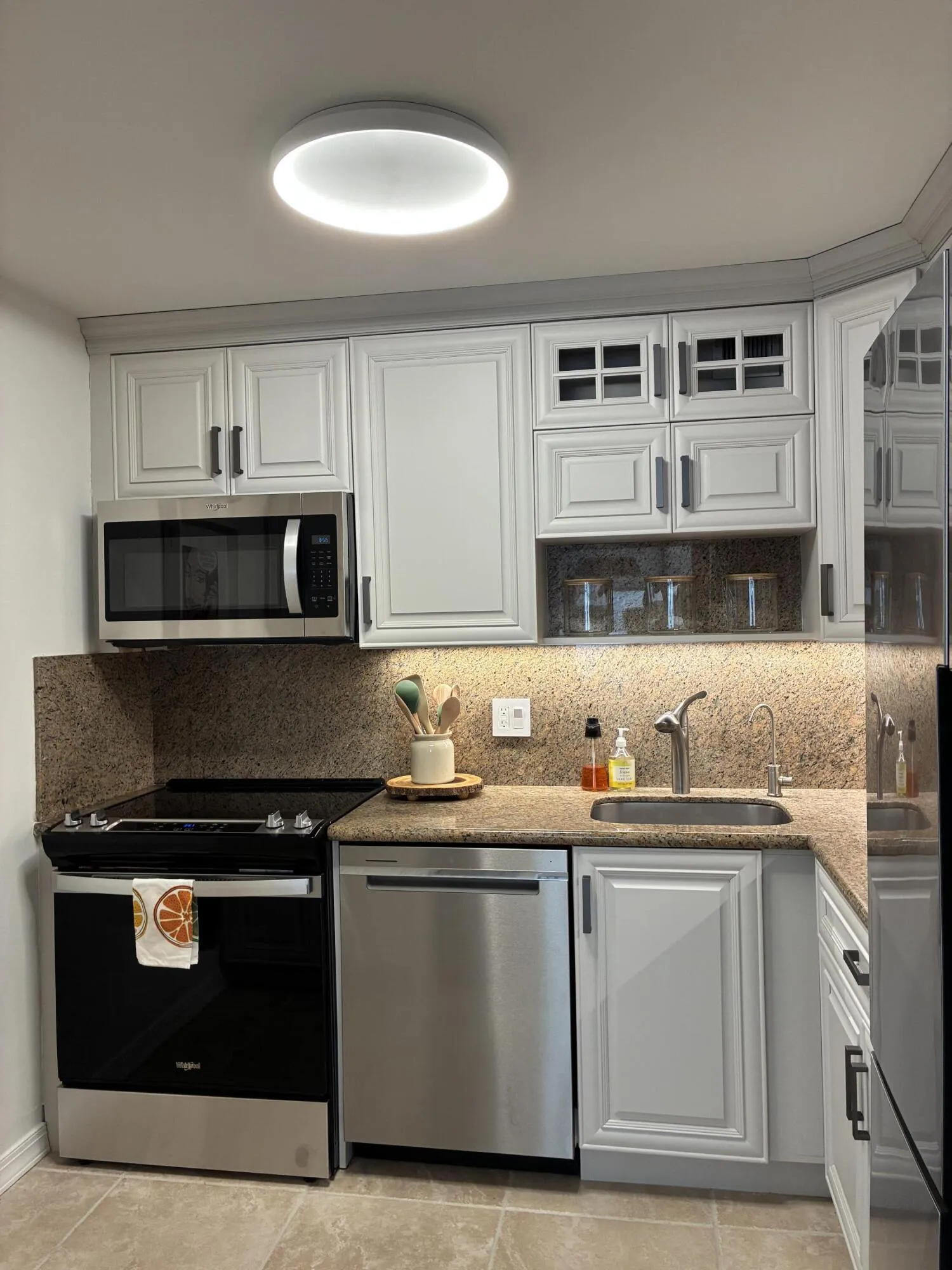 Kitchen with new appliances