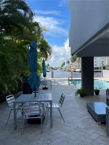 Pool patio
