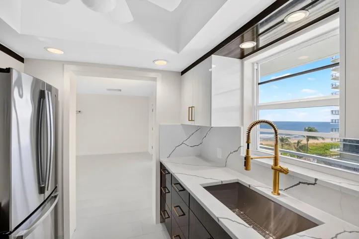 Enjoy the Ocean View from the Kitchen.