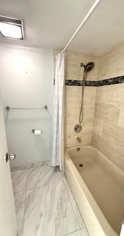 Master bathroom.
