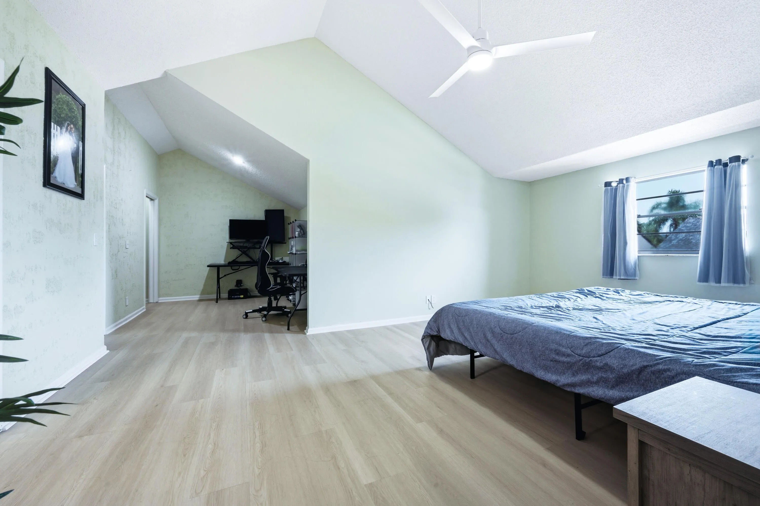 Master bedroom & Den