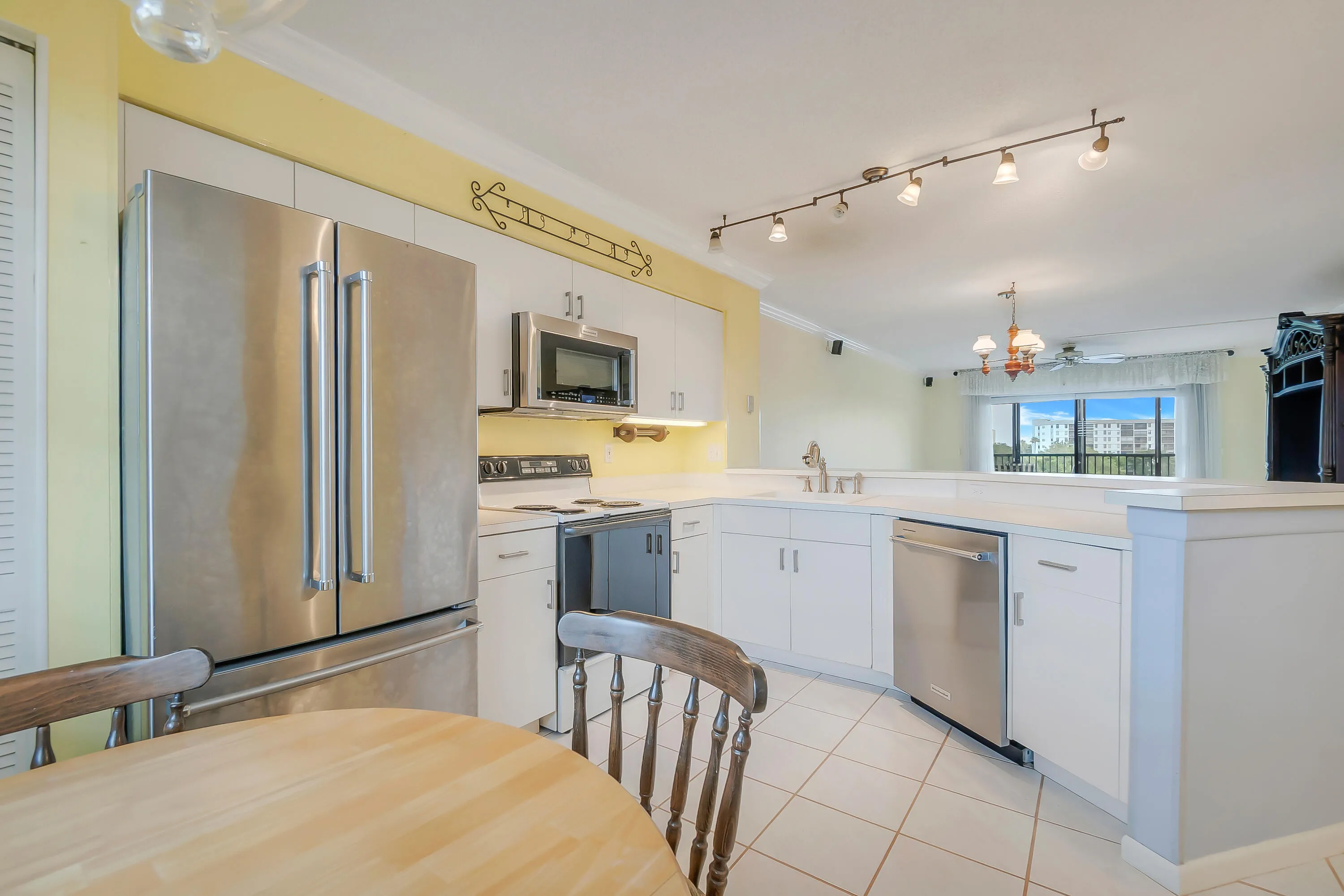 Kitchen dining area.