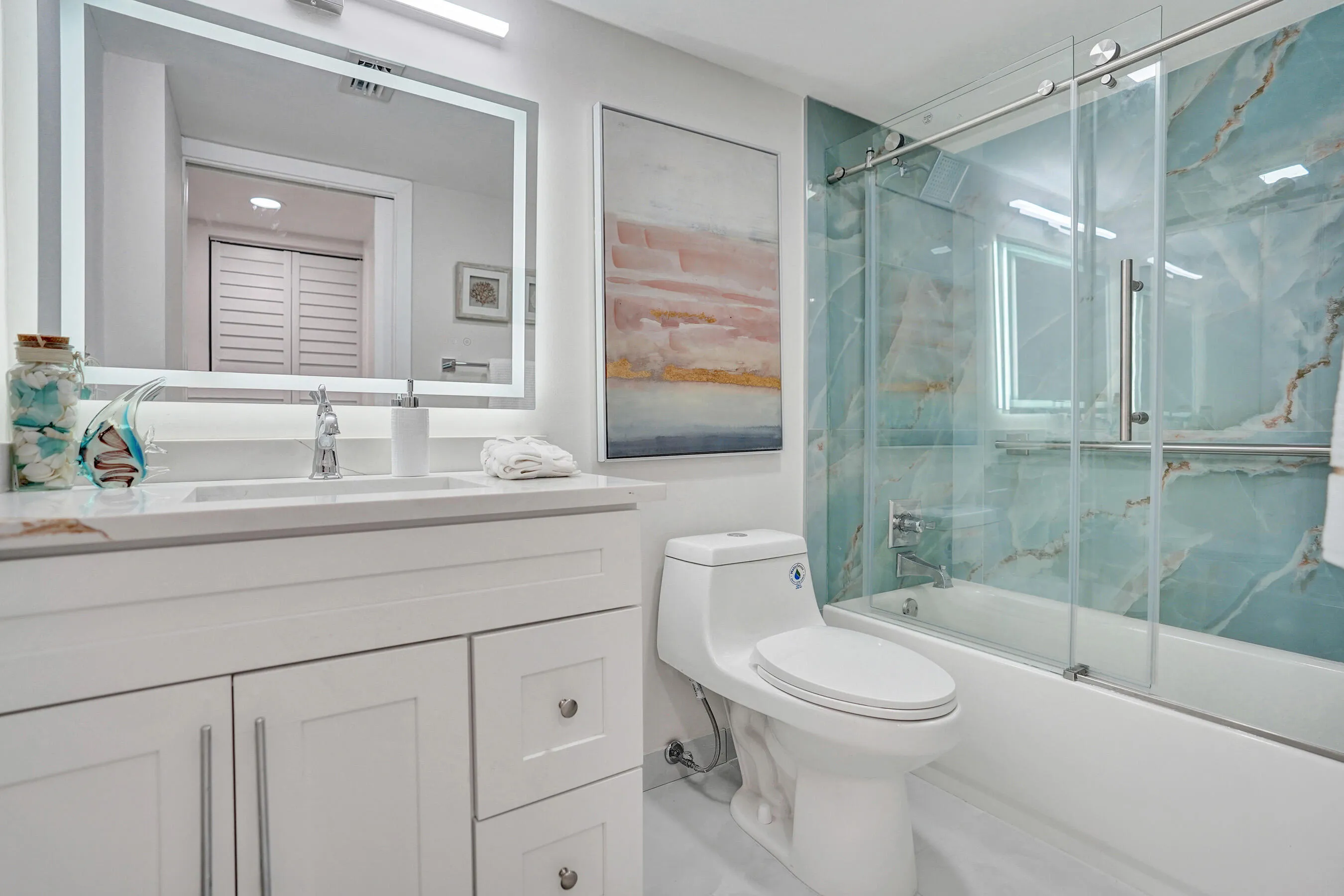 Your guests will love this bathroom.