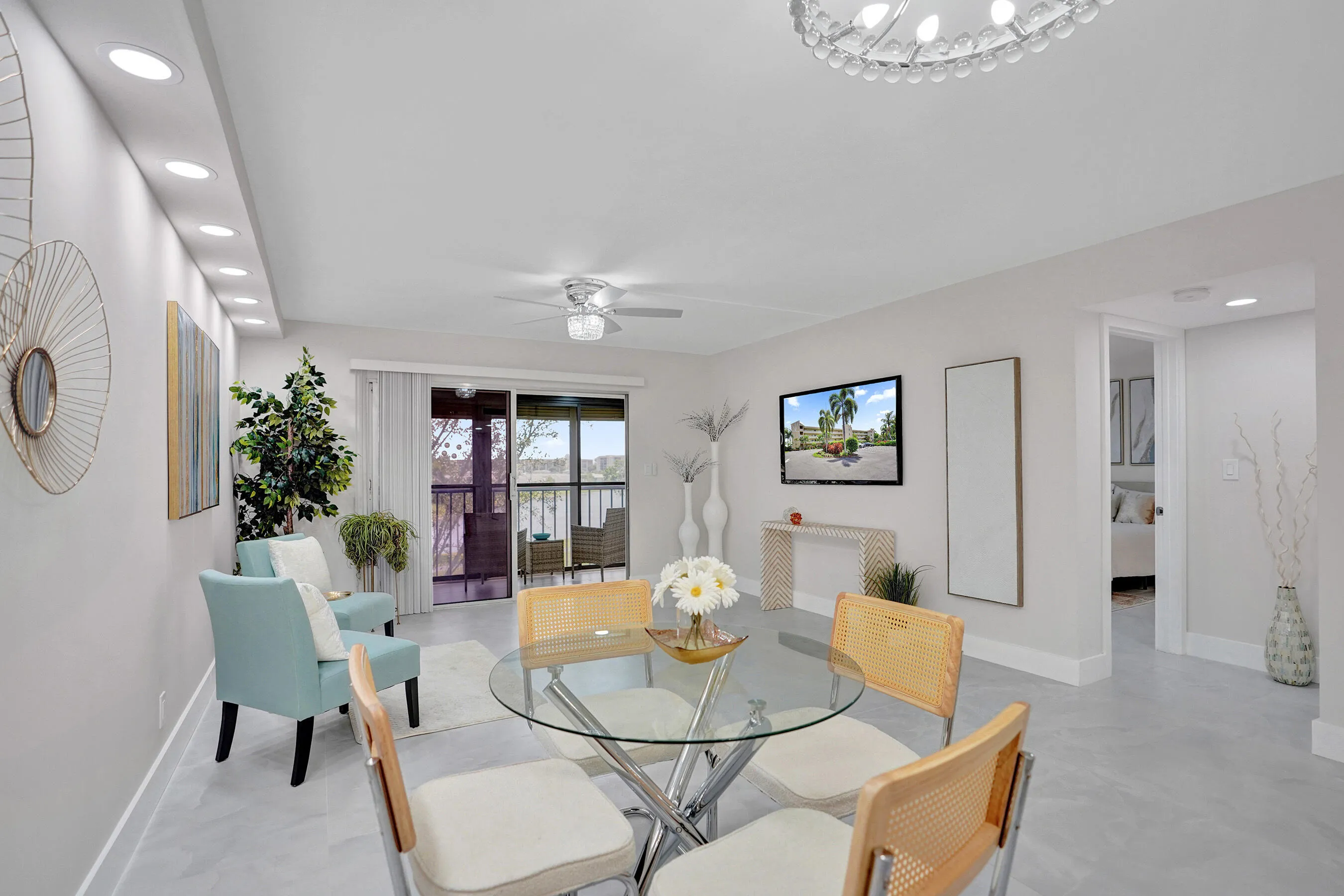 soffit lighting feature