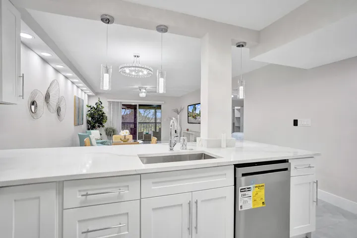 large, long sink to fit your cookware