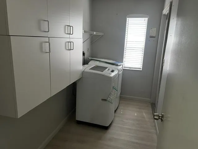 the laundry room