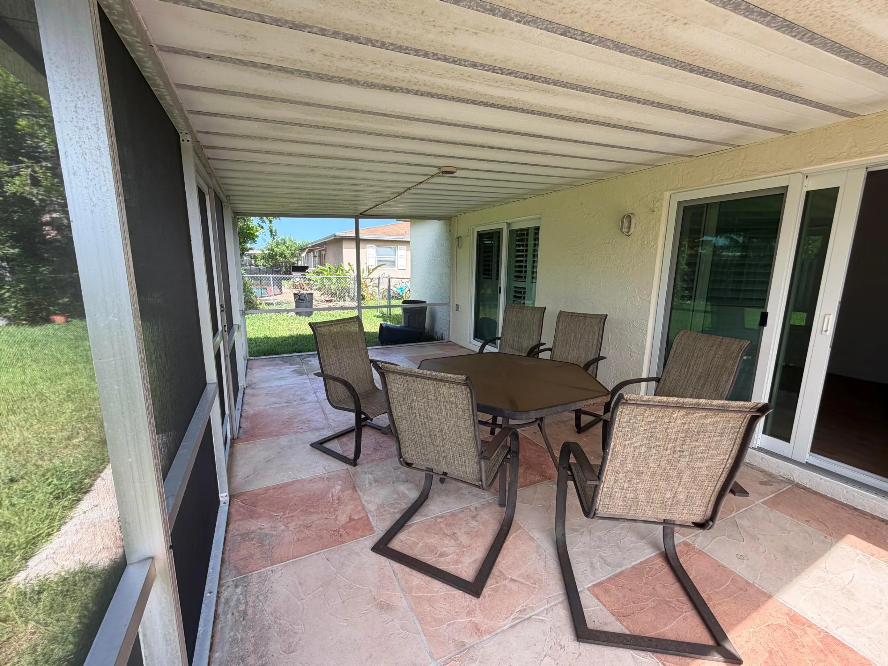 screened patio