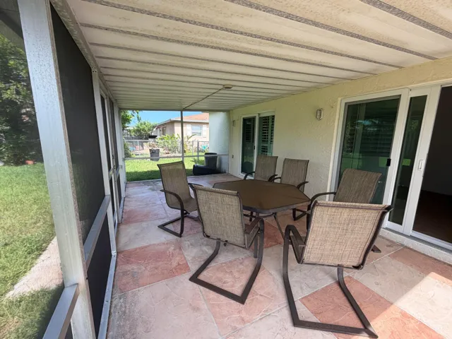 screened patio