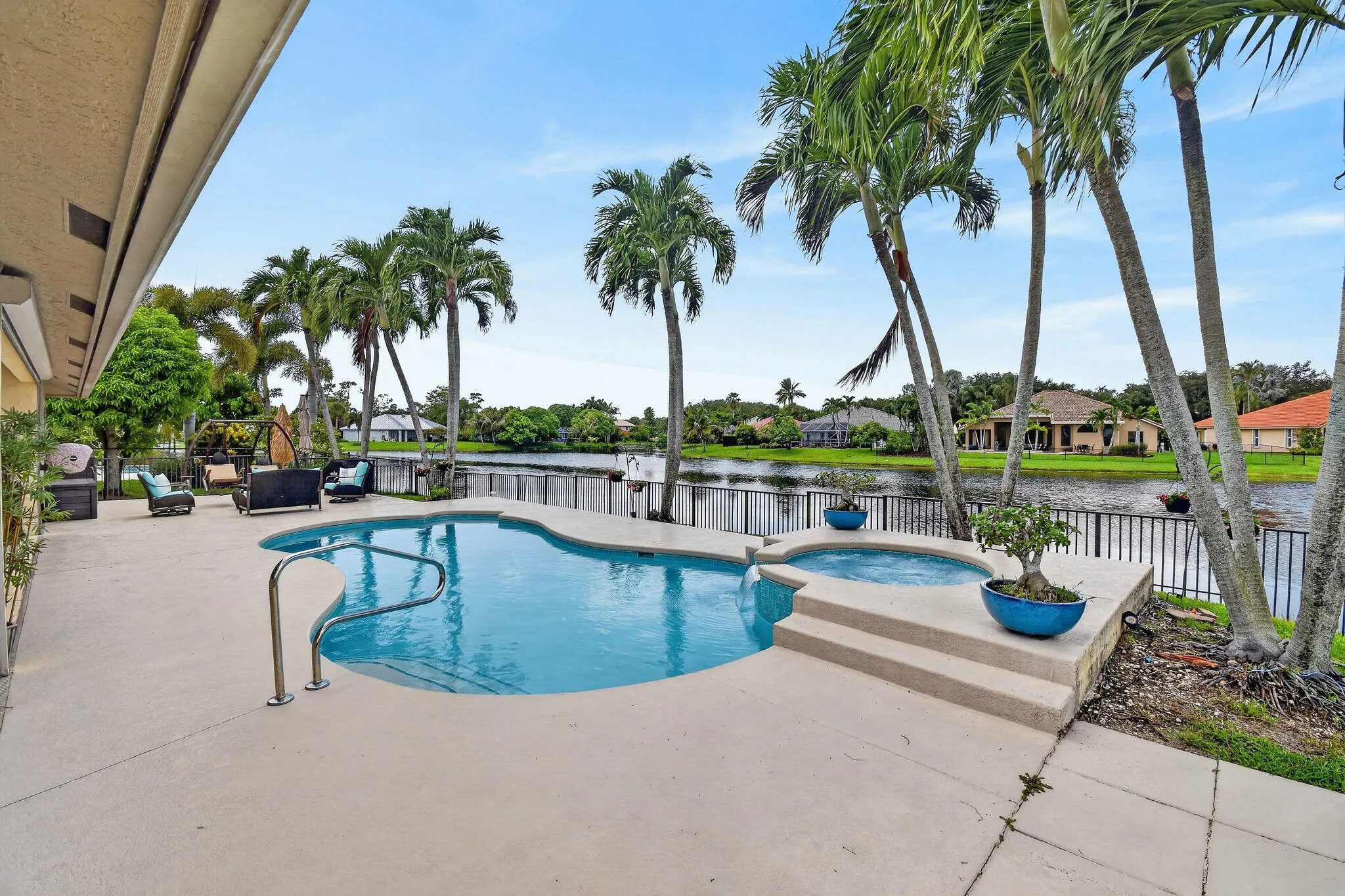 Heated pool and spa.