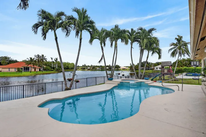 Heated pool and spa. Fenced yard. Underground propane tank and transfer switch already installed so could easily add a whole home generator.