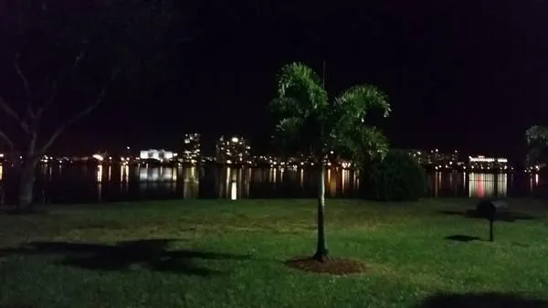 dark outside