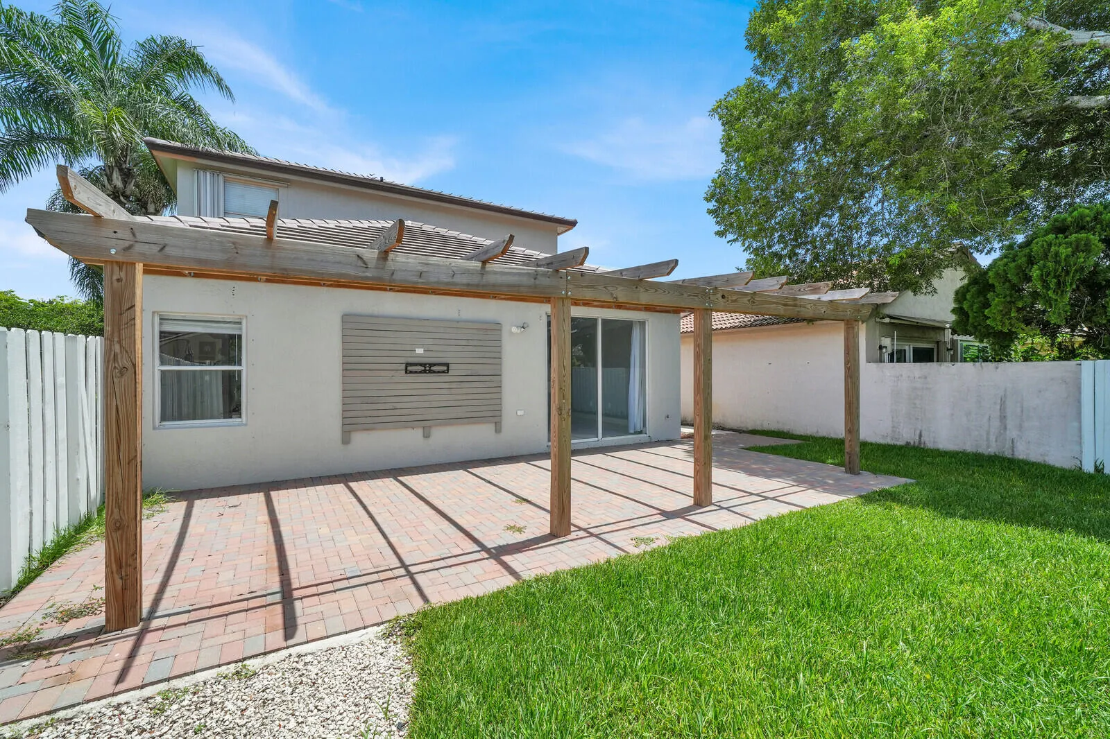 Large FENCED IN yard
