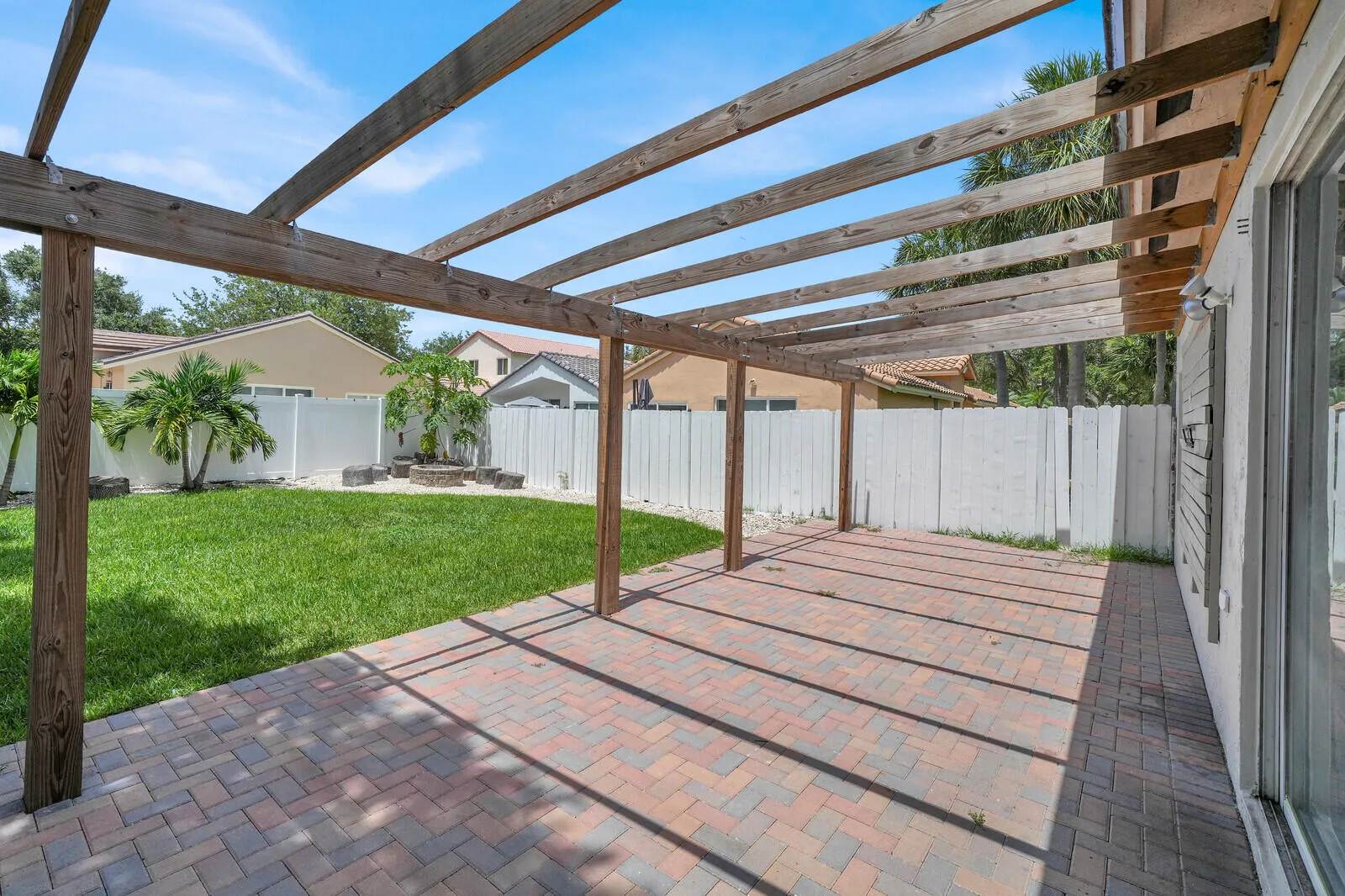 Large FENCED IN yard
