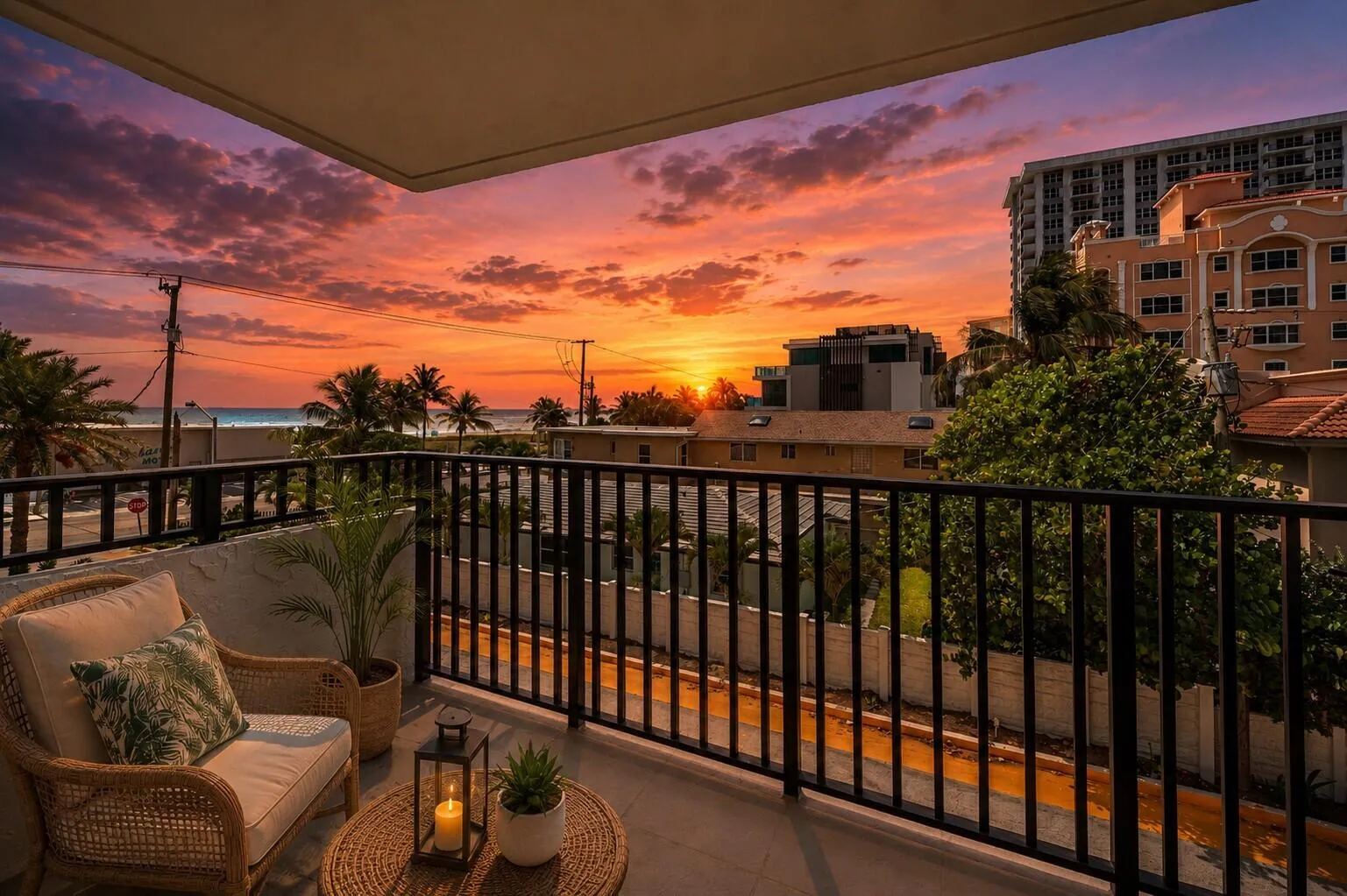 Balcony 3 Sunrise - Virtually Staged