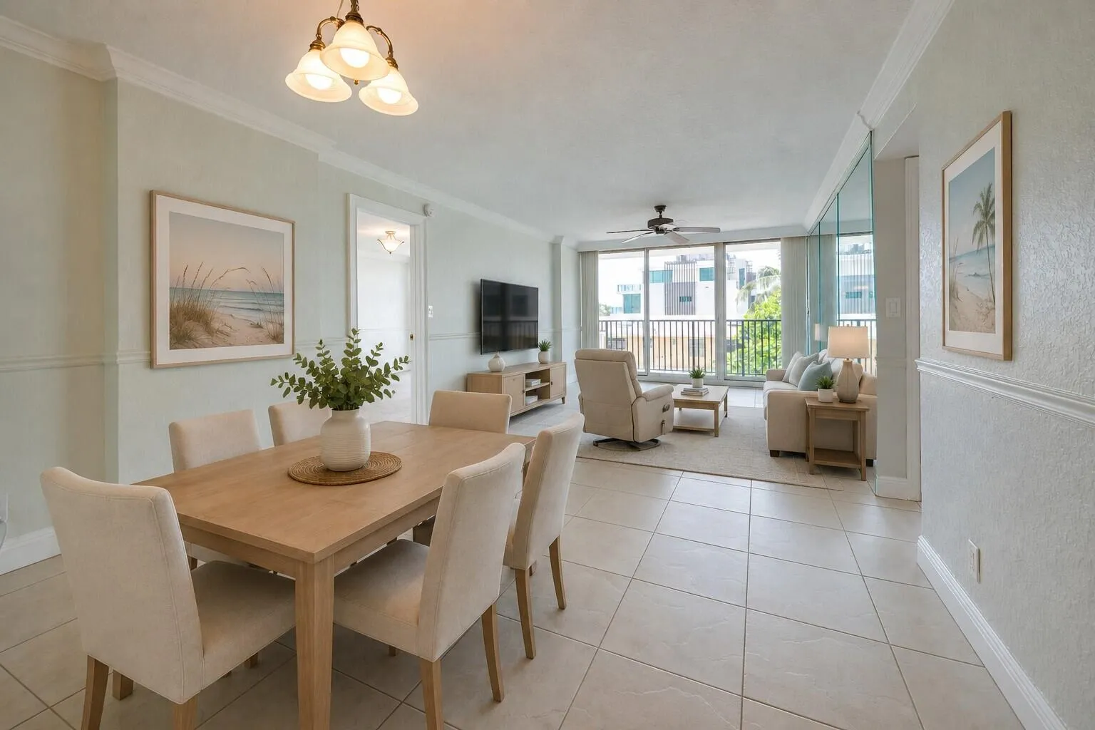 Living Dining from entrance virtually st