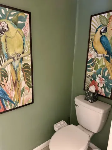 private toliet area