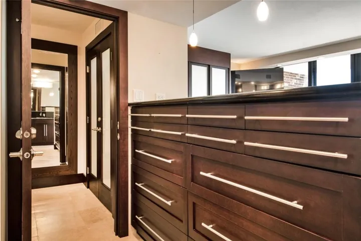 Built in Cabinetry in the master bedroom