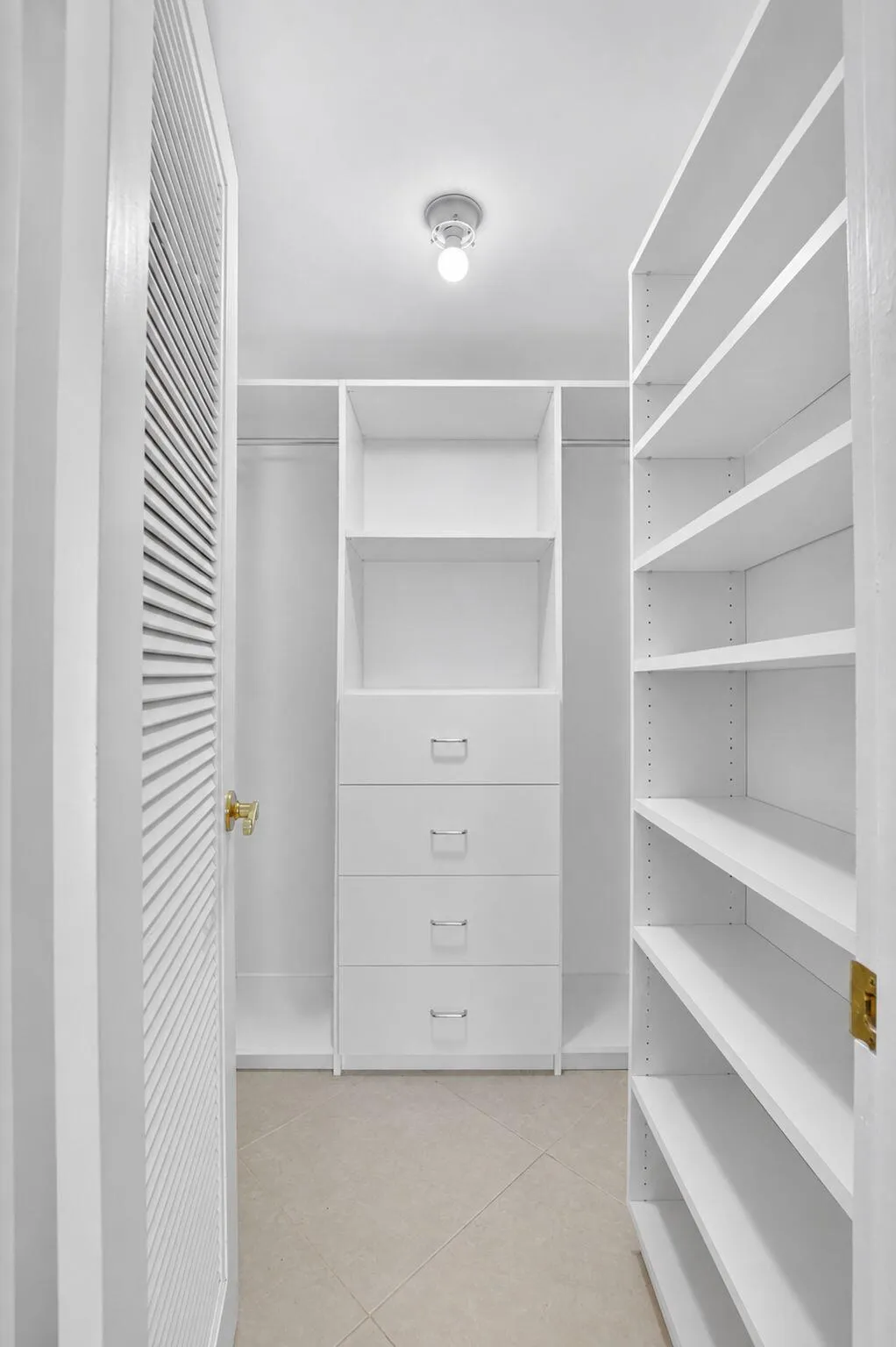 Built out closet