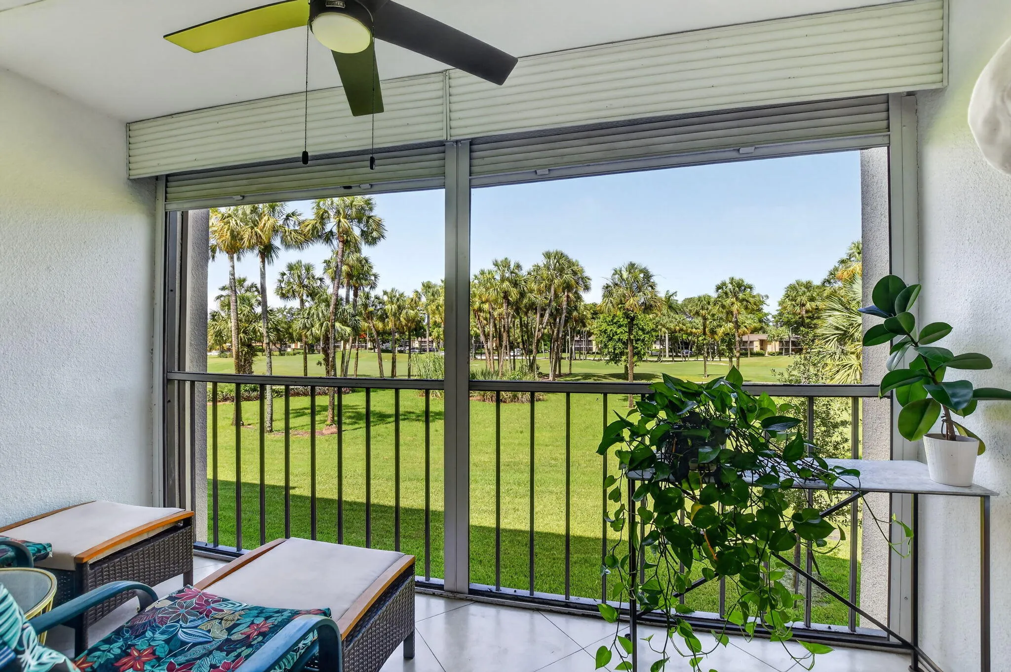 Screened in balcony