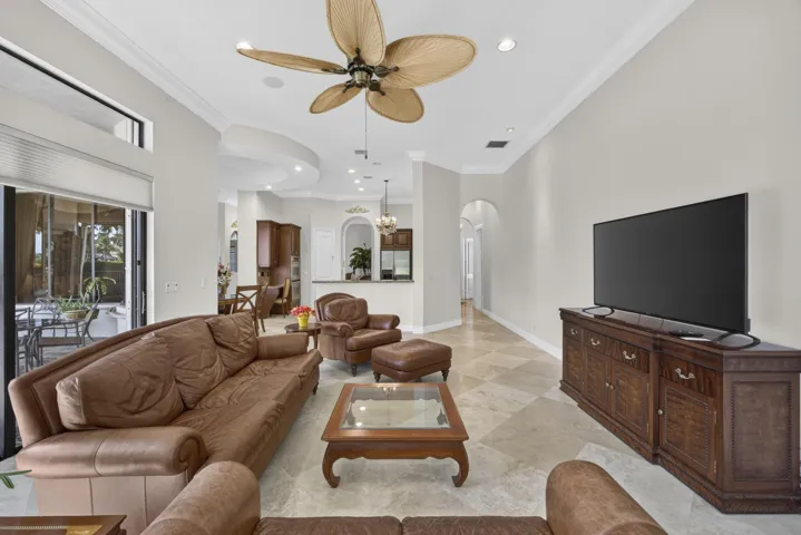 Crown molding, recessed lighting throughout the home